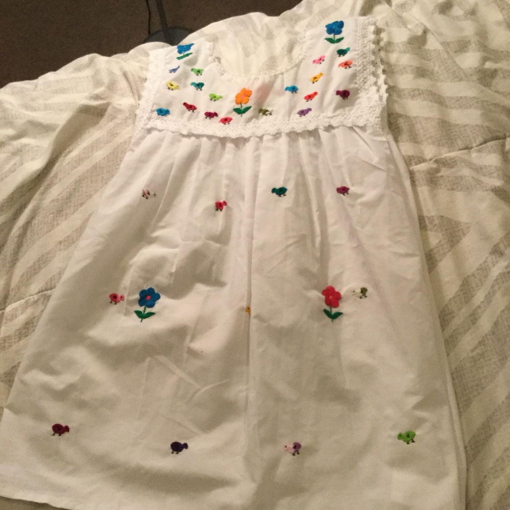Hand embroidered dress for Girls
